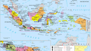 Indonésie carte