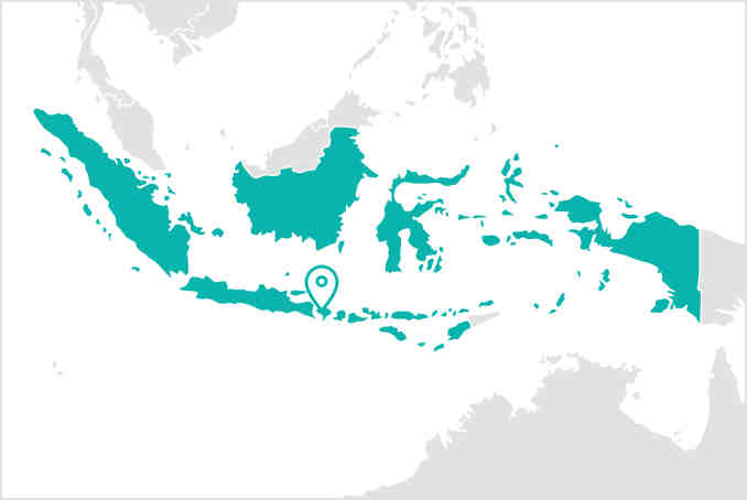 Où se situe l'Indonésie dans la carte du monde ?