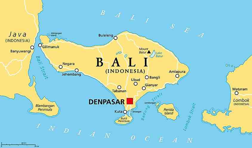 Quel est le continent de Bali ?